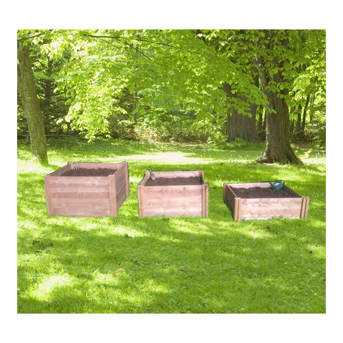 Wooden Raised Bed 90 x 90 cm x select desired select desired (H)